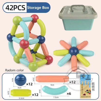 Magnestick™ - Jeu de construction magnétique éducatif