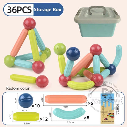 Magnestick™ - Jeu de construction magnétique éducatif