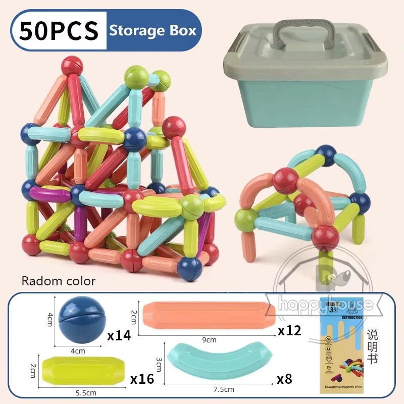 Magnestick™ - Jeu de construction magnétique éducatif